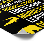 Animals Of The World Trash Panda Danger Noodle Poster (Ecke)