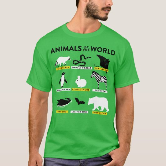 ANIMALS OFHE WORLD friends T-Shirt (Vorderseite)