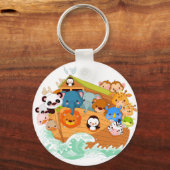 Animals On Noahs Art Keychain Schlüsselanhänger (Vorderseite)