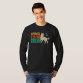 Animals Over People Animal Activist Rescue Conserv T-Shirt (Vorne ganz)