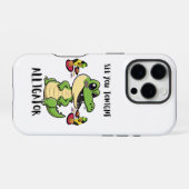 Animals Party Alligator iPhone Hülle (Rückseite (Horizontal))