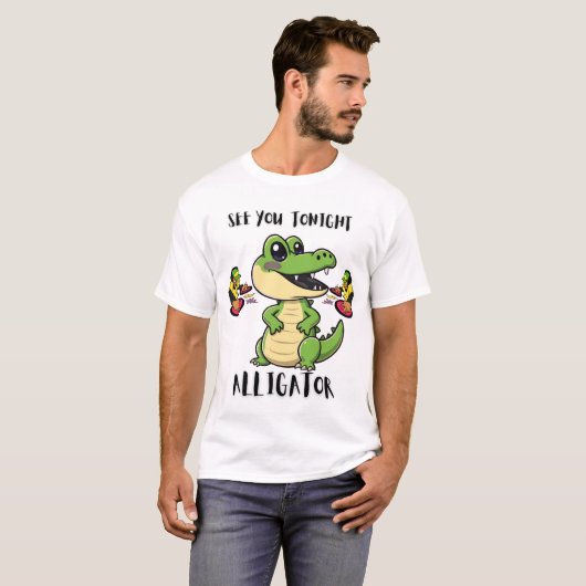 Animals Party Alligator T-Shirt (Vorne ganz)