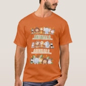 Animals retro T-Shirt (Vorderseite)