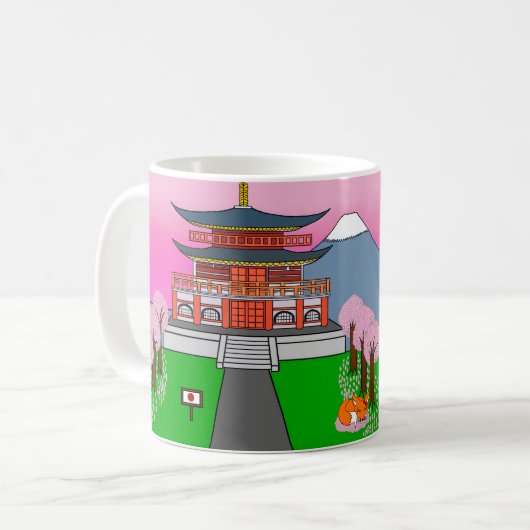 Animals the World, Japan: Fox Kaffeetasse (Vorderseite Links)