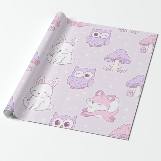 Animals Wrapping Paper  Geschenkpapier (Ungerollt)