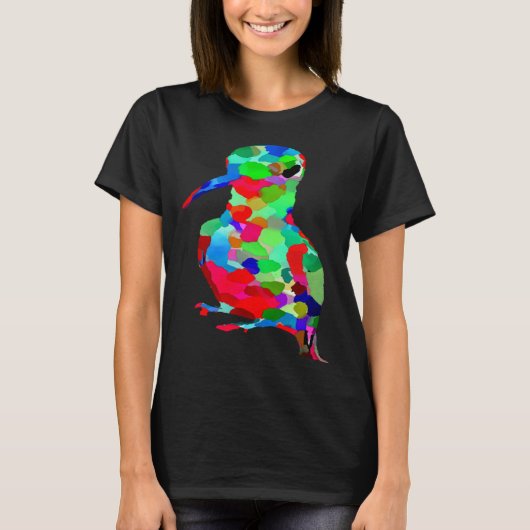AnimalsAtPlay Bright Colorful Hummingbird T-Shirt (Vorderseite)