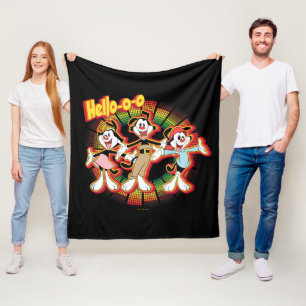 Animaniacs   Hello-o-o Retro Equalizer Graphic Fleecedecke