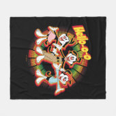 Animaniacs | Hello-o-o Retro Equalizer Graphic Fleecedecke (Vorderseite (Horizontal))