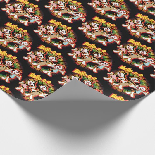 Animaniacs | Hello-o-o Retro Equalizer Graphic Geschenkpapier (Ecke)