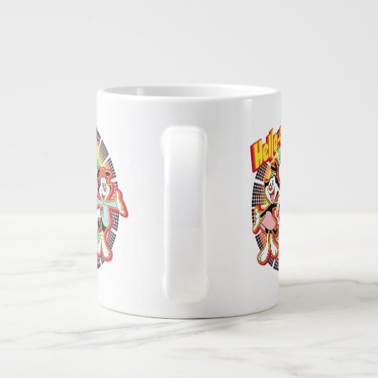 Animaniacs | Hello-o-o Retro Equalizer Graphic Jumbo-Tasse (Rückseite)
