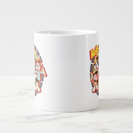 Animaniacs | Hello-o-o Retro Equalizer Graphic Jumbo-Tasse (Vorderseite)