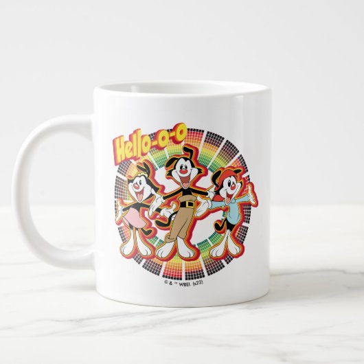 Animaniacs | Hello-o-o Retro Equalizer Graphic Jumbo-Tasse (Links)