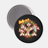 Animaniacs | Hello-o-o Retro Equalizer Graphic Magnet (Vorderseite/Rückseite)
