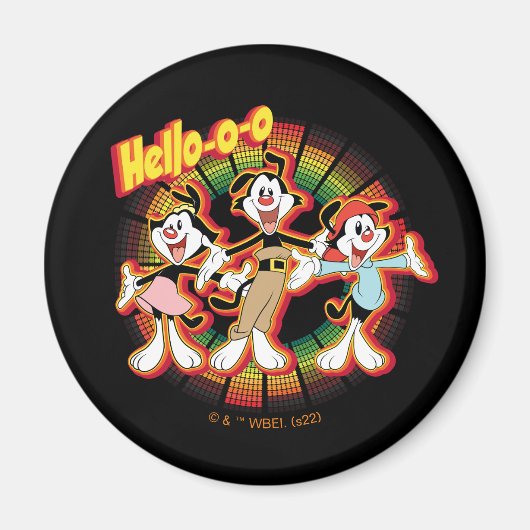 Animaniacs | Hello-o-o Retro Equalizer Graphic Magnet (Vorne)