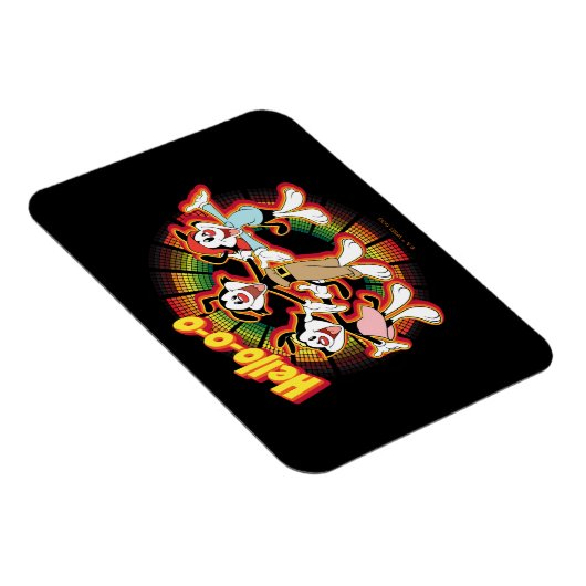 Animaniacs | Hello-o-o Retro Equalizer Graphic Magnet (Rechte Seite)