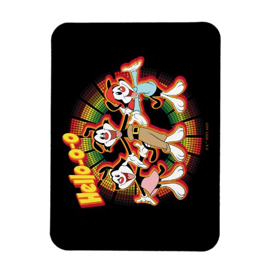Animaniacs | Hello-o-o Retro Equalizer Graphic Magnet (Vertikal)