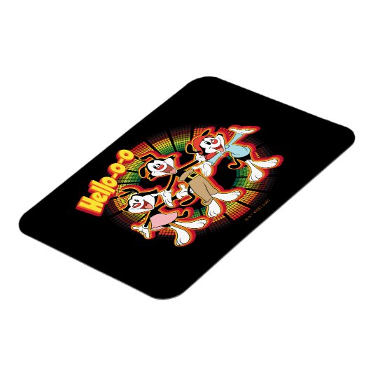 Animaniacs | Hello-o-o Retro Equalizer Graphic Magnet (Linke Seite)