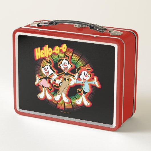 Animaniacs | Hello-o-o Retro Equalizer Graphic Metall Brotdose (Rückseite)