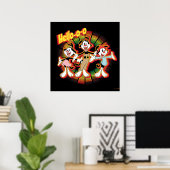 Animaniacs | Hello-o-o Retro Equalizer Graphic Poster (Heimbüro)