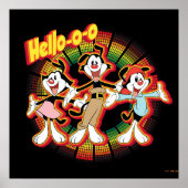 Animaniacs | Hello-o-o Retro Equalizer Graphic Poster (Vorne)