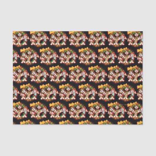 Animaniacs | Hello-o-o Retro Equalizer Graphic Seidenpapier (Vorderseite)