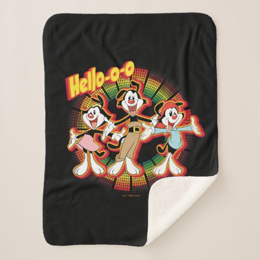Animaniacs | Hello-o-o Retro Equalizer Graphic Sherpadecke (Vorderseite)