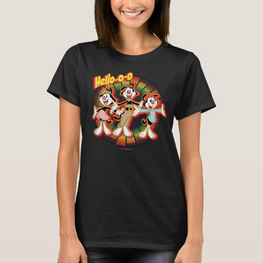 Animaniacs | Hello-o-o Retro Equalizer Graphic T-Shirt (Vorderseite)
