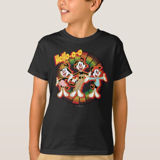 Animaniacs | Hello-o-o Retro Equalizer Graphic T-Shirt (Vorderseite)