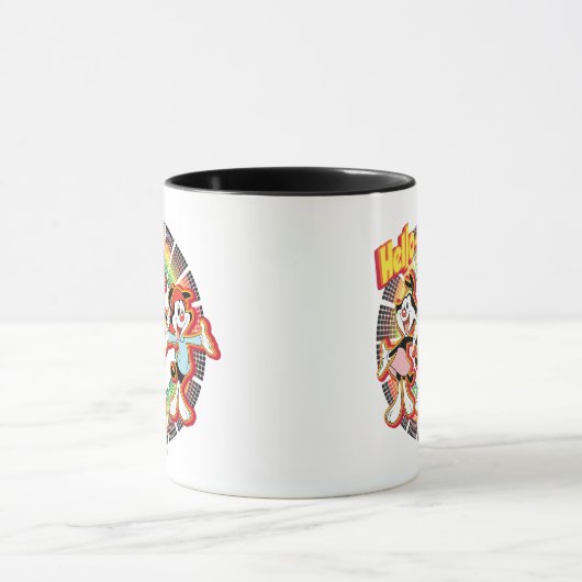 Animaniacs | Hello-o-o Retro Equalizer Graphic Tasse (Zentrum)