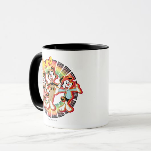 Animaniacs | Hello-o-o Retro Equalizer Graphic Tasse (Vorderseite Links)