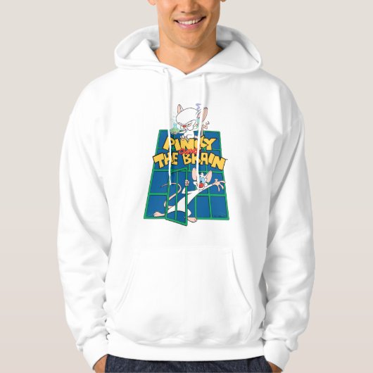 Animaniacs | Pinky and The Brain Cage Graphic Hoodie (Vorderseite)