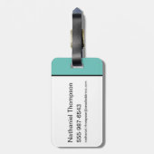 Animaniacs | Pinky und The Brain Cage Graphic Gepäckanhänger (Rückseite vertikal)