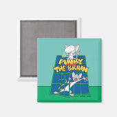 Animaniacs | Pinky und The Brain Cage Graphic Magnet (Vorderseite/Rückseite)