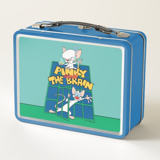 Animaniacs | Pinky und The Brain Cage Graphic Metall Brotdose (Rückseite)