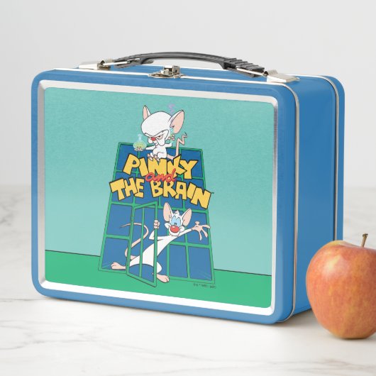 Animaniacs | Pinky und The Brain Cage Graphic Metall Brotdose (Beispiel)