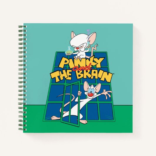 Animaniacs | Pinky und The Brain Cage Graphic Notizblock (Vorderseite)
