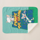 Animaniacs | Pinky und The Brain Cage Graphic Sherpadecke (Vorderseite (Horizontal))