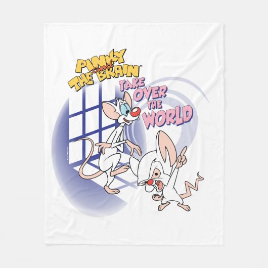 Animaniacs | Übernehmen Sie die Weltgrafik Fleecedecke (Vorderseite)