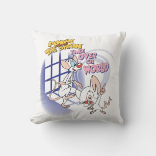 Animaniacs   Übernehmen Sie die Weltgrafik Kissen