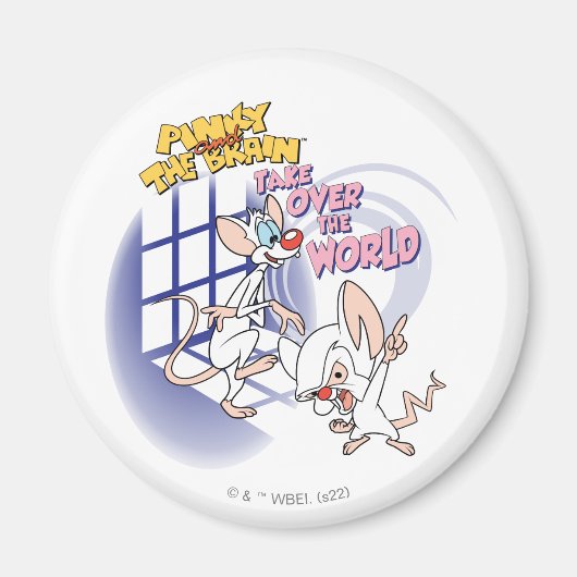 Animaniacs | Übernehmen Sie die Weltgrafik Magnet (Vorne)