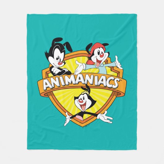 Animaniacs | Warner Brothers & Sister WB Shield Fleecedecke (Vorderseite)