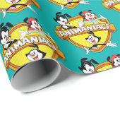 Animaniacs | Warner Brothers & Sister WB Shield Geschenkpapier (Rolleneckpunkt)
