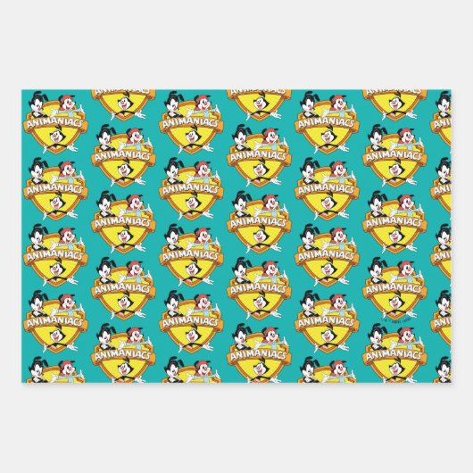 Animaniacs | Warner Brothers & Sister WB Shield Geschenkpapier Set (Vorderseite 3)