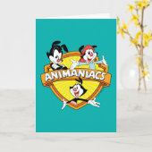 Animaniacs | Warner Brothers & Sister WB Shield Karte (Gelbe Blume)