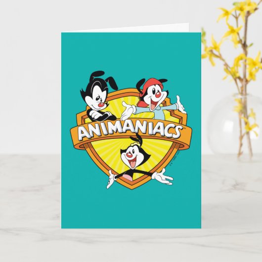 Animaniacs | Warner Brothers & Sister WB Shield Karte (Gelbe Blume)