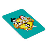 Animaniacs | Warner Brothers & Sister WB Shield Magnet (Rechte Seite)