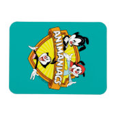 Animaniacs | Warner Brothers & Sister WB Shield Magnet (Horizontal)