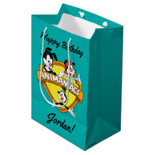 Animaniacs Warner Brothers & Sister WB Shield Mittlere Geschenktüte