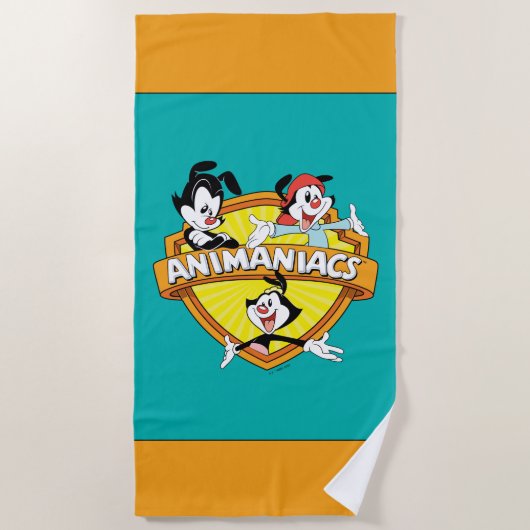 Animaniacs | Warner Brothers & Sister WB Shield Strandtuch (Vorderseite)