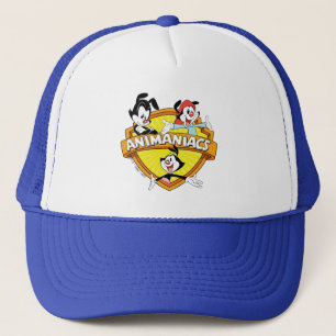 Animaniacs Warner Brothers & Sister WB Shield Truckerkappe